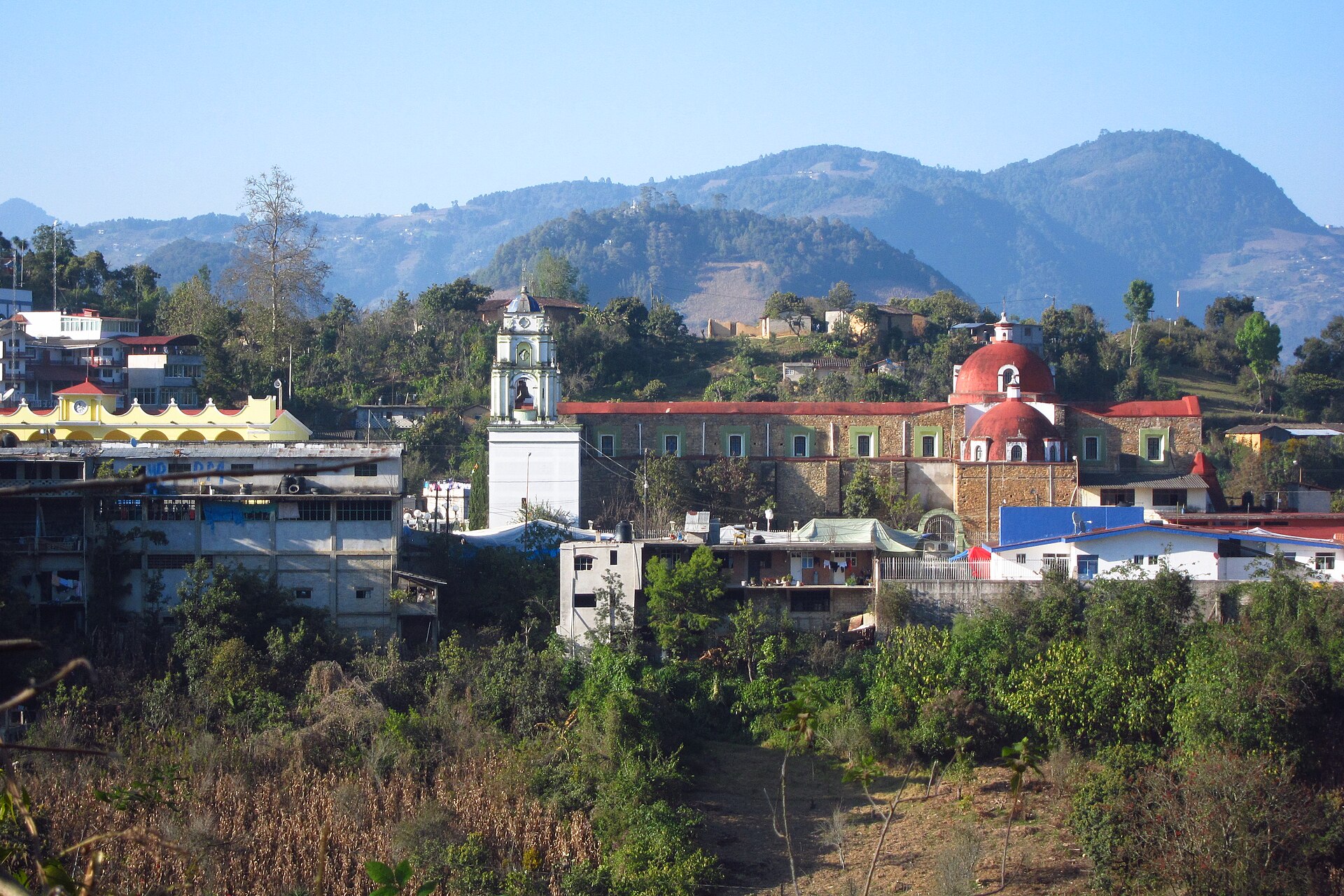 Centro de un pueblo poblano